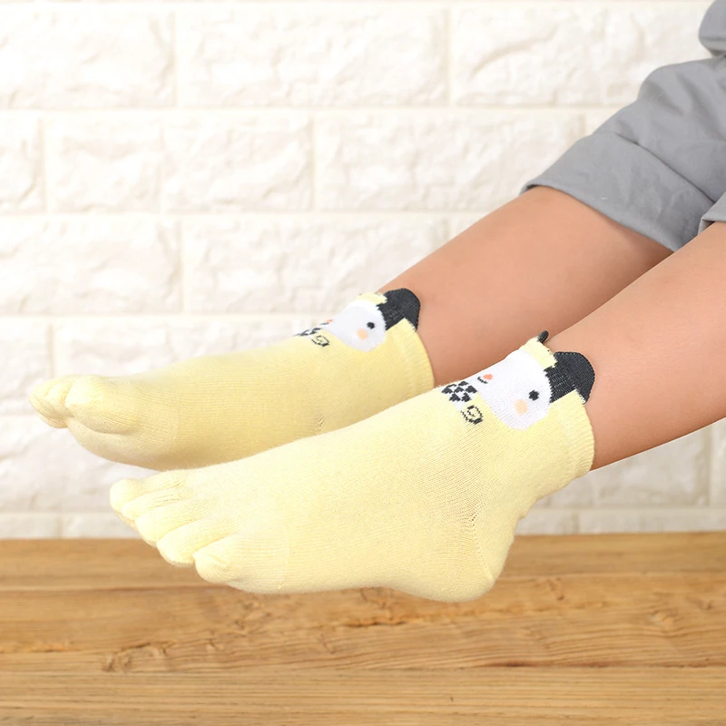 Новые детские хлопковые носки с рисунками животных и надписей для мальчиков