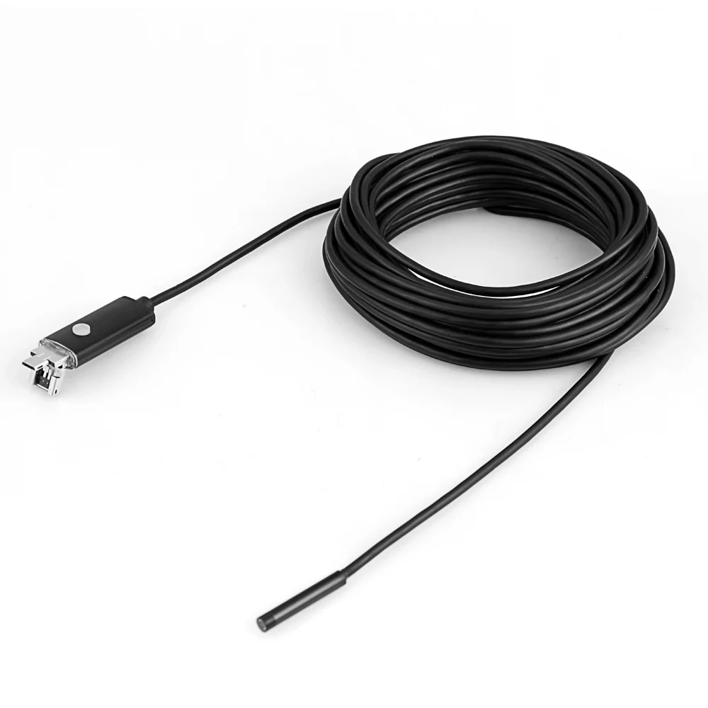 USB эндоскоп с объективом 2 в 1 8 мм 10 м|Микроскопы| |