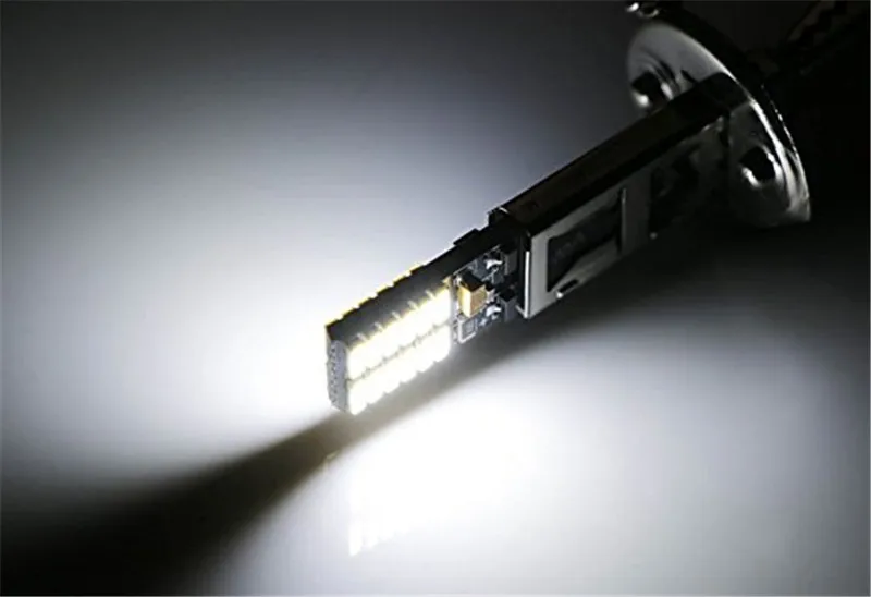 4 шт. супер белый 6500K H1 H3 24-SMD Белый светодиодный Противотуманные фары для вождения DRL Canbus противотуманные фары