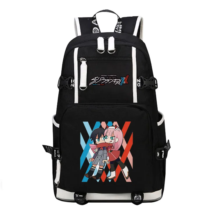 Рюкзак для путешествий DitF DARLING in the FRANXX ICHIGO MIKU ZERO TWO Cos, женский рюкзак, Холщовый школьный рюкзак для девочек-подростков, рюкзак