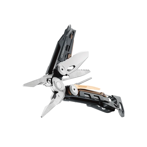 Мультитул LEATHERMAN-MUT/EOD с огнестрельным и EOD инструментами для техников, черный/серебристый с оболочкой MOLLE