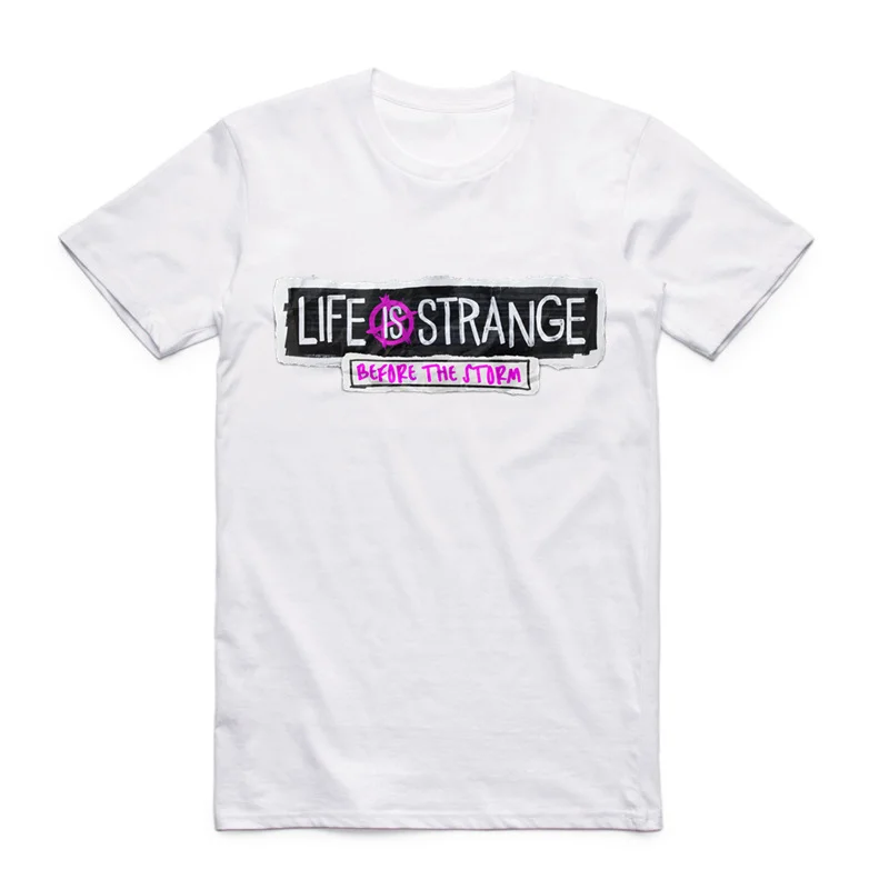 Футболка азиатского размера с принтом из игры Life Is Strange, футболка с круглым вырезом и коротким рукавом для мужчин и женщин HCP4421 - Цвет: HCP4421B