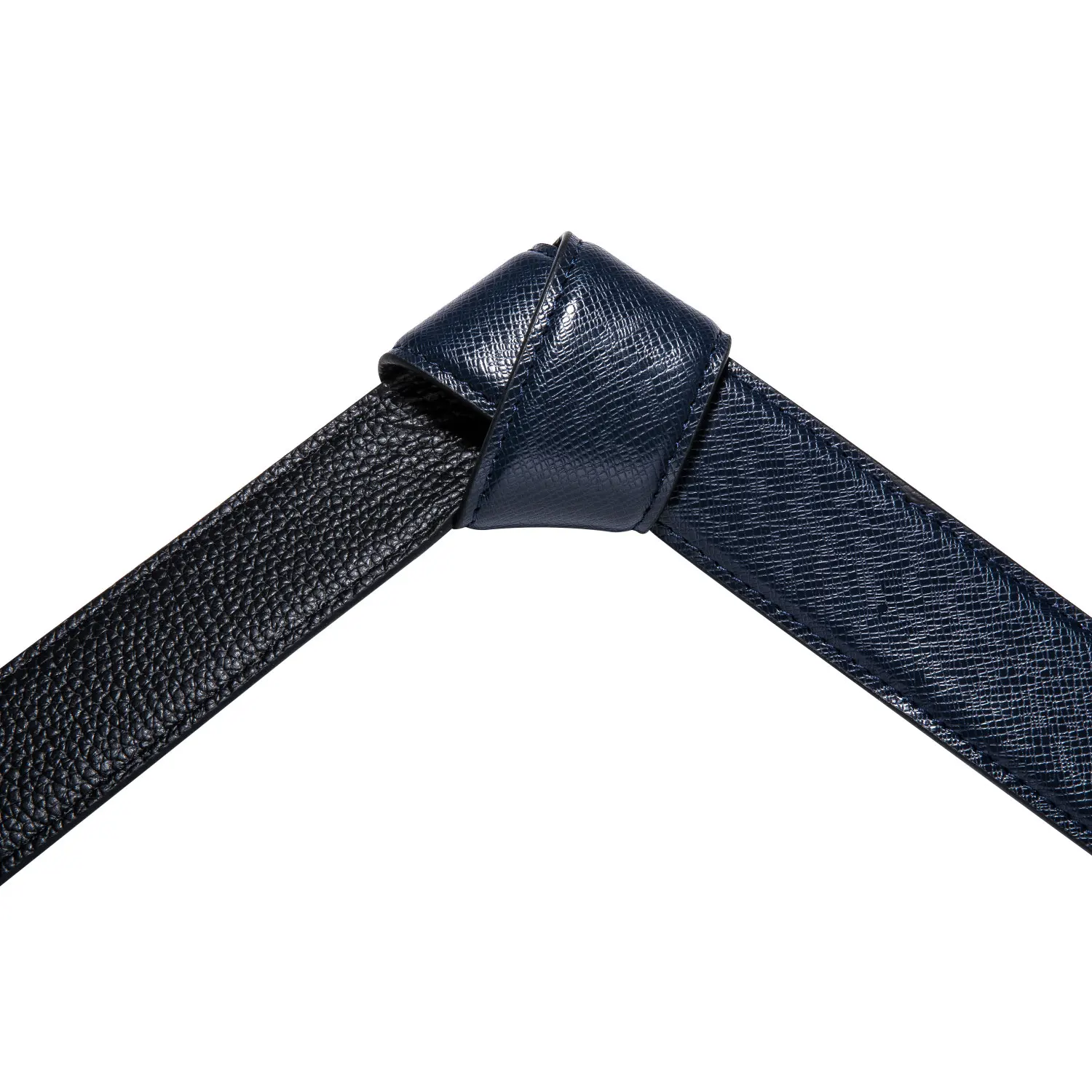 Hi-Tie, новинка, синий кожаный ремень, мужской, мягкий, натуральная кожа, автоматическая пряжка, ремни для мужчин, роскошный, брендовый, дизайнерский, Подарочная коробка, ремень