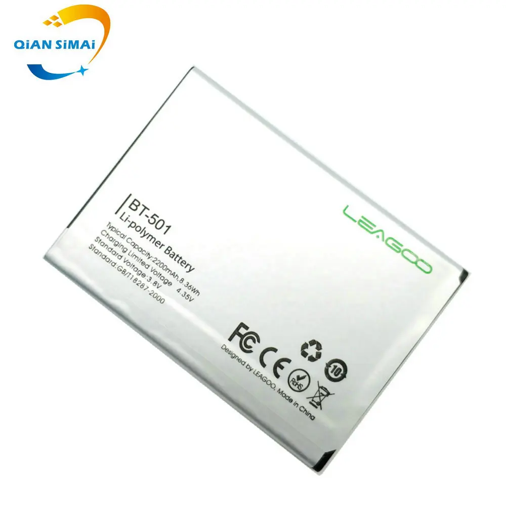 Аккумулятор QiAN SiMAi 1 шт. новинка 100% высокое качество BT 501 BT501 для LEAGOO Alfa 5 мобильного
