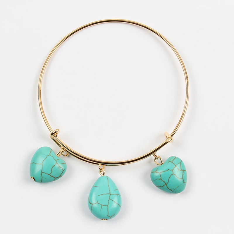 Один диапазон простой сердце и груши Шарм браслет bohemia типа праздник простота