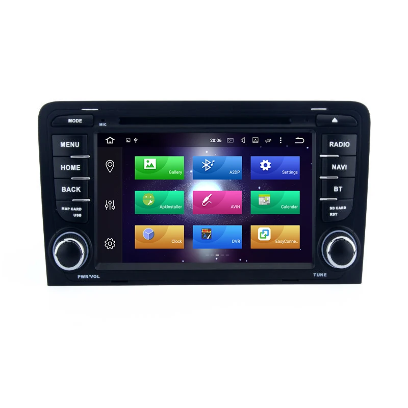 Aoluoya 7&quot 4G RAM 32G ROM Octa Core Android 8.0 2 Din CAR Radio GPS Navigation For AUDI A3 2003 2004 2005-2013 S3 2003-2010 2011 |