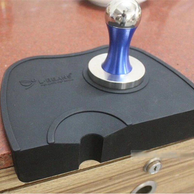 Коврик для темпера кофе эспрессо силиконовый угловой коврик (без кофе) высокое