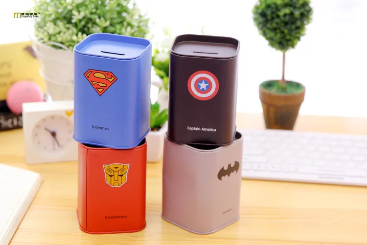 1 шт. Персонализированная квадратная копилка серия Logbook жестяная тарелка коробка