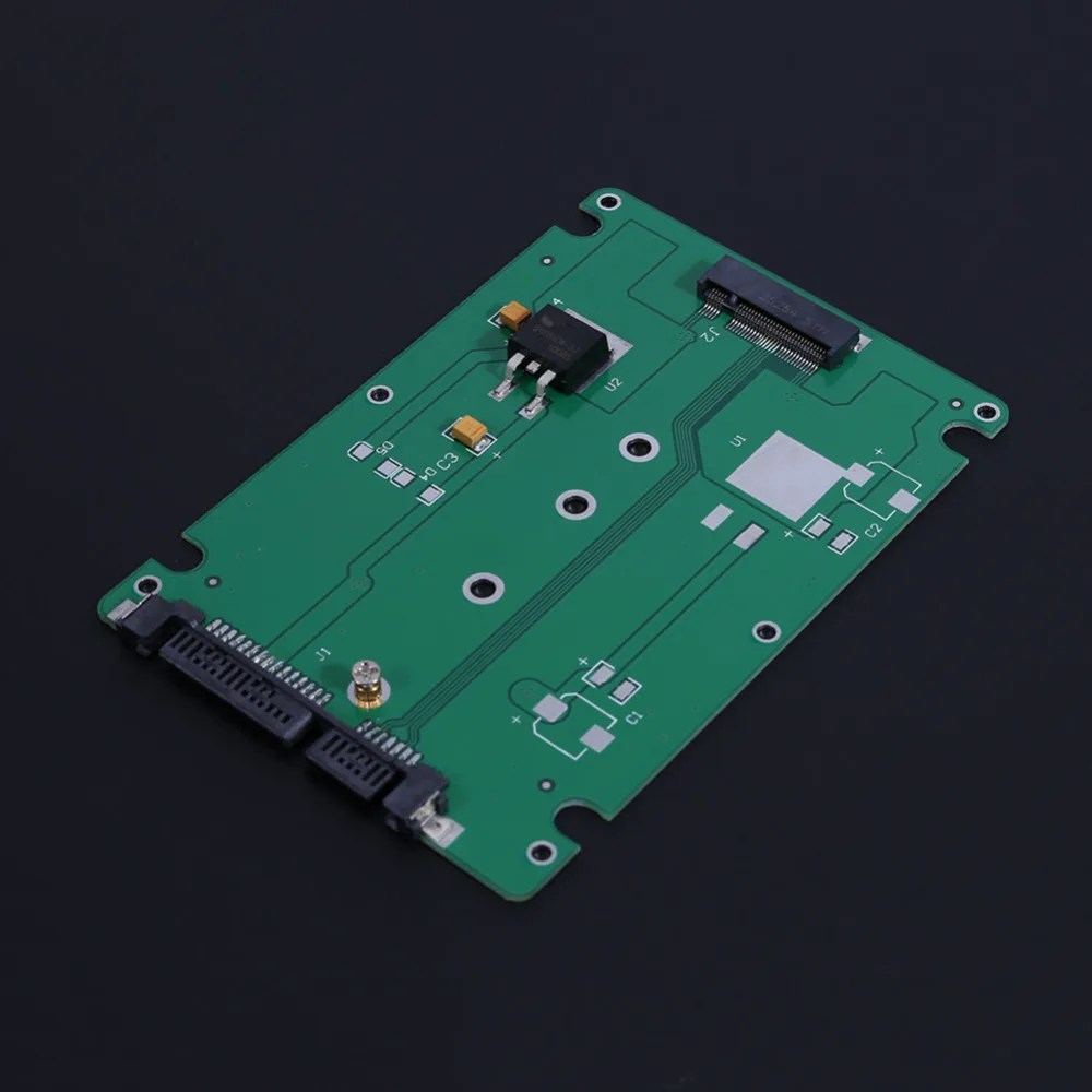 Настольный Тетрадь ПК M.2 NGFF SATA SSD конвертер адаптер карты расширения для