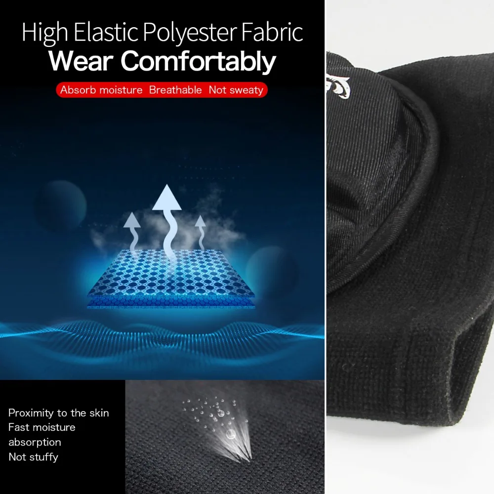 1 пара наколенников для катания на лыжах губка поддержки колена фиксаж голени