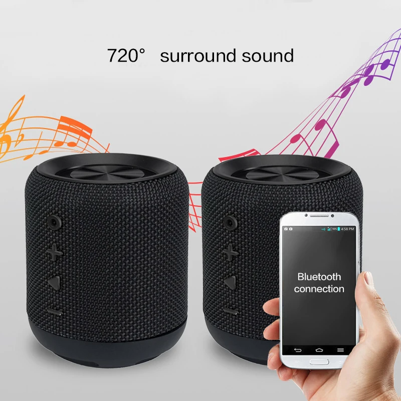 Портативный динамик мини Водонепроницаемый Bluetooth динамик Портативный Аудио TWS дома и на открытом воздухе новое издание