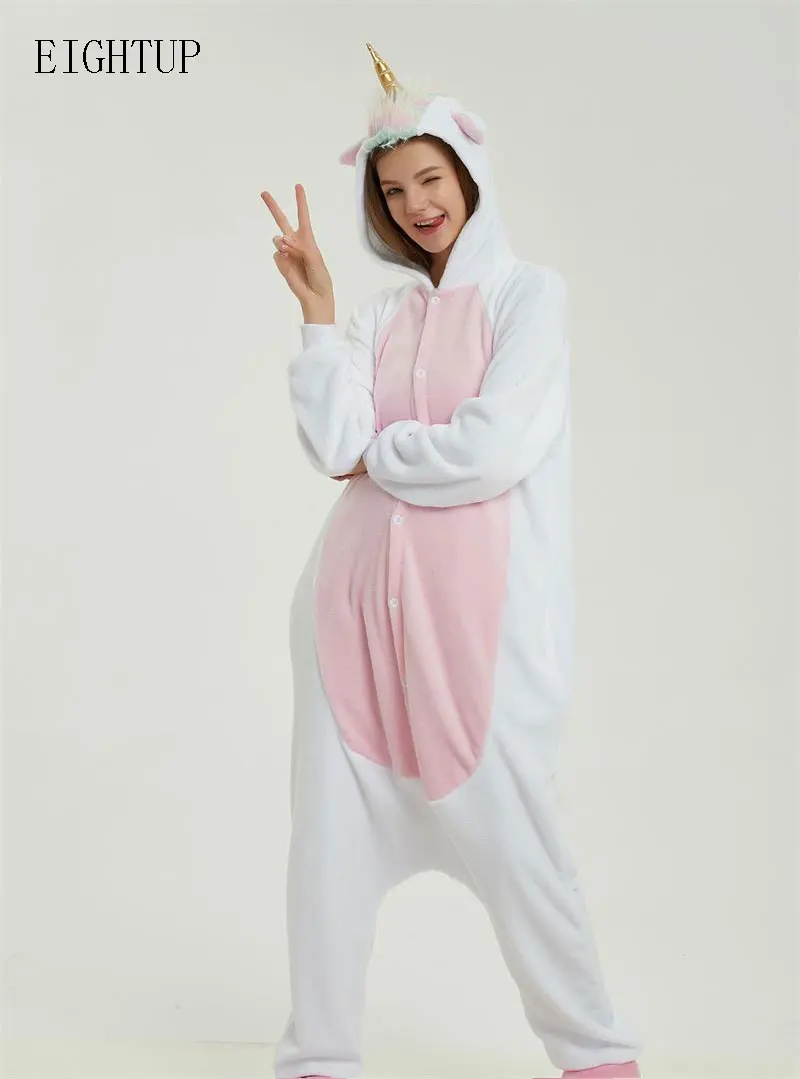 Новинка фланелевые пижамы с изображением Золотого Рога и волос Tianma Onesies костюм