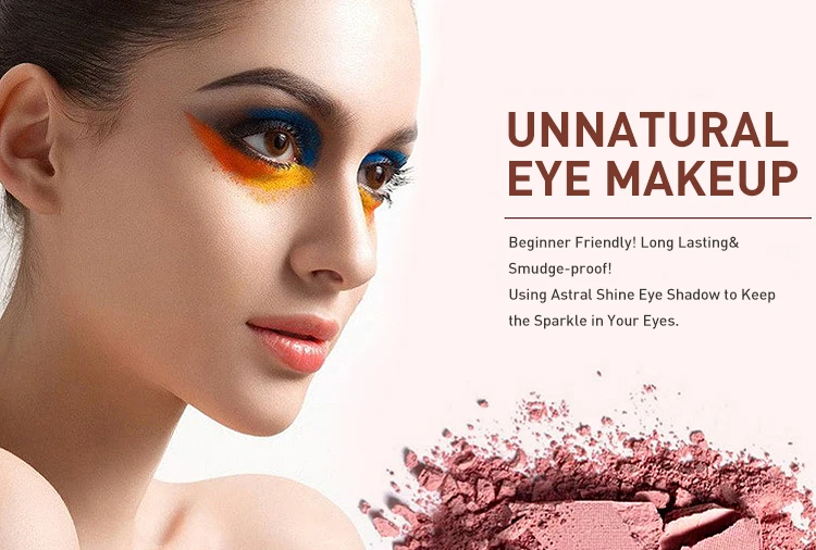 FLAMINGO Brand Eye Shadow Palette Makeup Pearlescent Matte Long Lasting Waterproof Not Blooming Eye Shadow Disk LM52002A