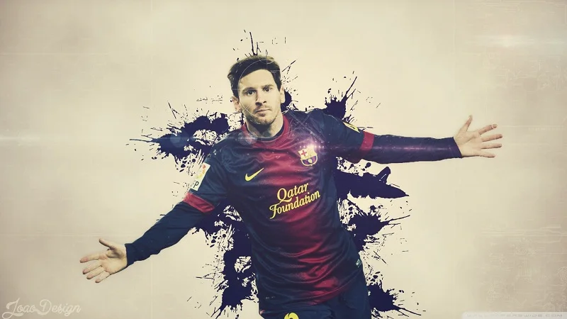 messi HD Печать звезда футбола C Роналду Месси баскетбольная звезда Коби Печать на холсте - Цвет: messi