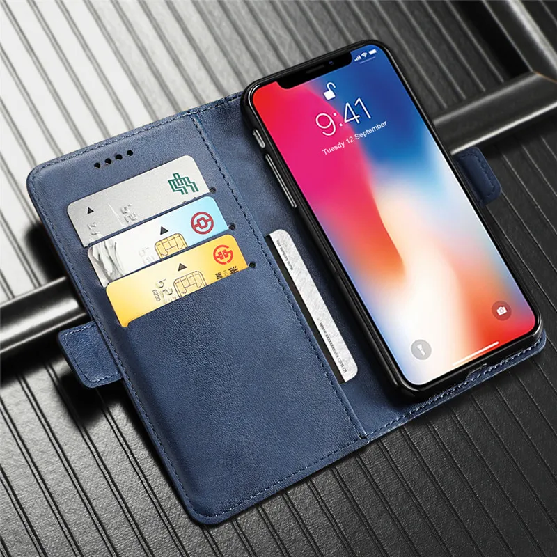 PDGB классический кожаный чехол для Xiaomi Mi 5 6 8 5X 6X A1 A2 Mix 2 2s Note 3 6 Pro Redmi 7 6A Go 4X 4A Чехол-книжка