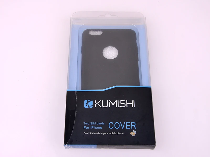 KUMISHI Mobie Телефон Nano Dual Sim-карта Адаптер Конвертер Задняя Крышка чехол для iphone 6 Plus SIM