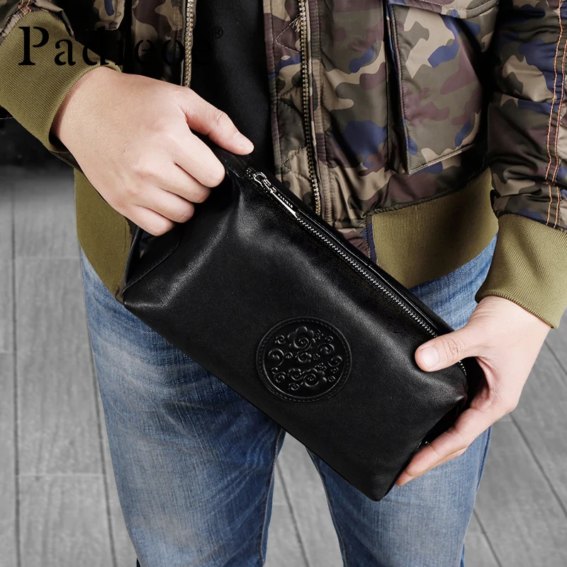Padieoe bolsa masculina de couro клатч сумка кошельки и сумки Сумка конверт класса люкс Мода| |
