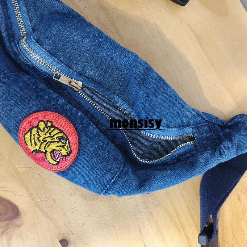 Monsisy новая детская поясная сумка для девочек и мальчиков с тигром Модная