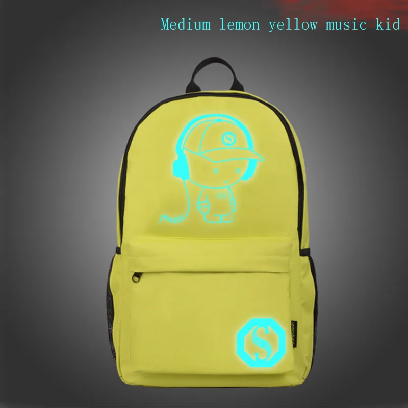 Музыкальная детская сумка для компьютера учеников средней школы Мужской