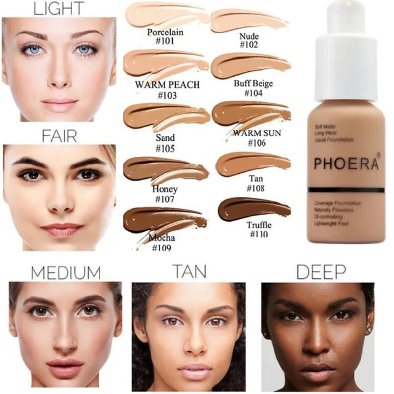 PHOERA Mineral Touch Отбеливающее Корректирующее средство для лица базовый крем