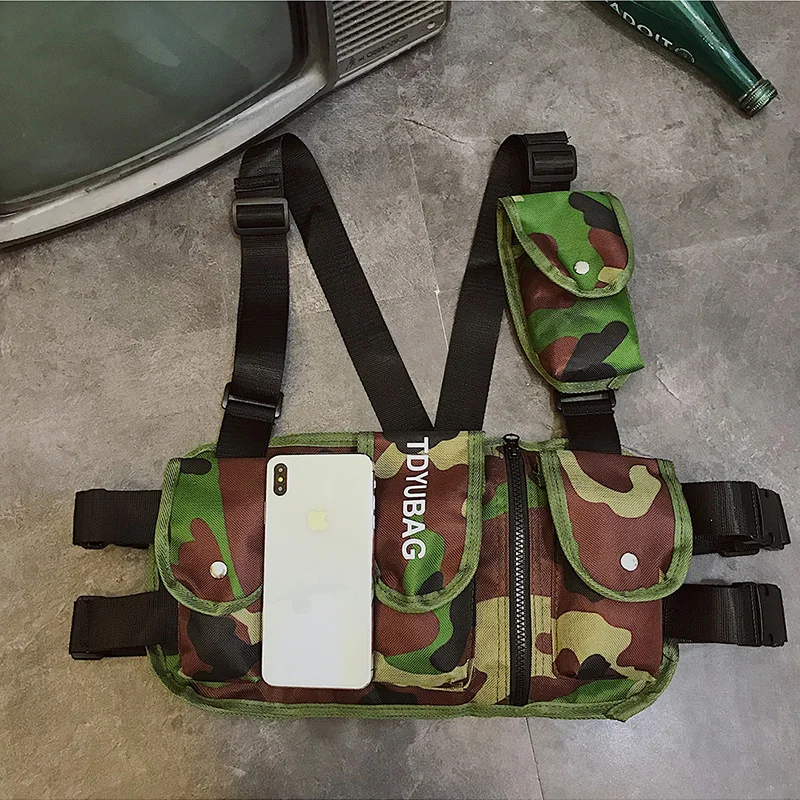 Поясная сумка для мужчин и женщин нагрудная сумочка в стиле хип хоп тактический