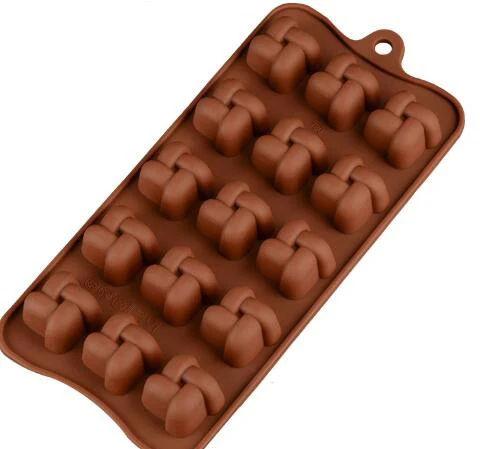 20.5x10.4x1.8cm SILIKOLOVE шоколадные формы для украшения торта инструменты 3D конфеты клейкий силиконовая форма для десерта форма для выпечки DIY поднос для печенья для торта ремесло - Цвет: 20.5x10.4x1.8cm