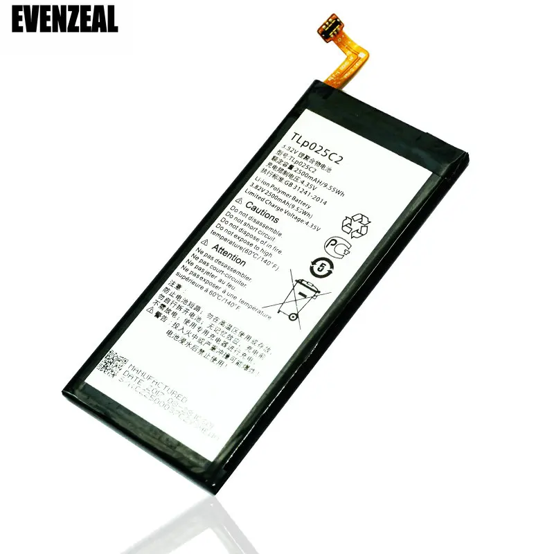 EVENZEAL 1x Сменный аккумулятор для телефона Alcatel One Touch POP 4 Plus + 5056A 5056 Вт OT 5056D TLP025C2/TLP025C1