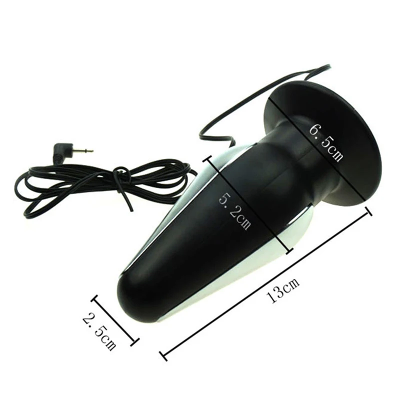 Анальная пробка с электрическим током вибратор кольцом на пенис член анальный