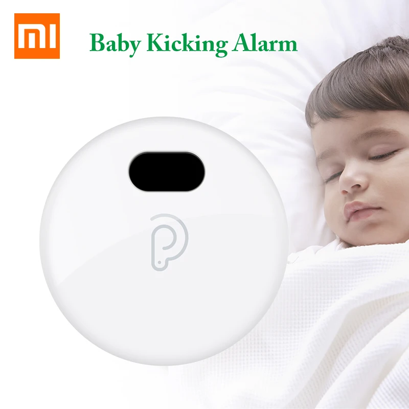 Белый Xiaomi Pucky 2 Baby kick ing Alarm No Radiation один ключ дистанционного управления Mornitor беспроводной умный дом ребенок 24h Портативный анти-удар напоминание - Цвет: Белый