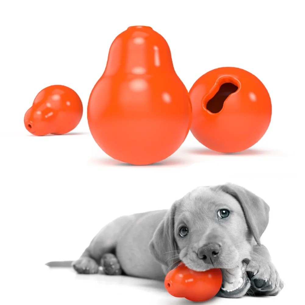 

1pcs Pet Dog Feeder Toy Bulb Shape Slow Down Eating Training Food Dispenser DC156