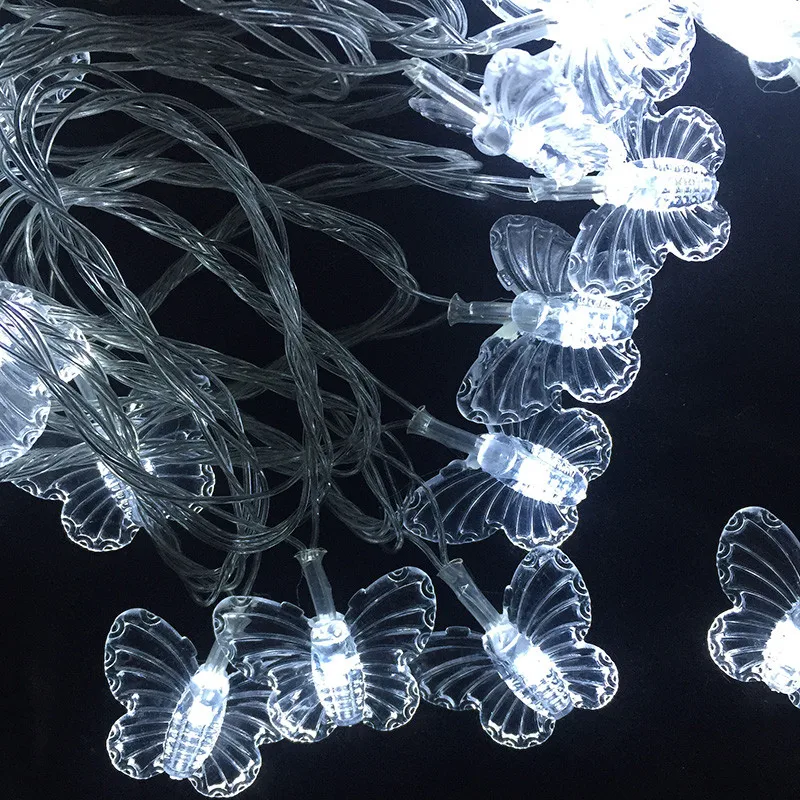 Новое поступление красочные бабочки Звезда 5 м 28LED медный провод свет шнура для рождественской вечеринки Хэллоуин Декор гостиной