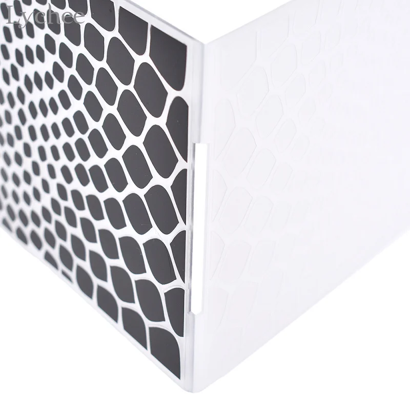 Личи сотовая пластиковая тисненая папка для скрапбукинга DIY альбом карта