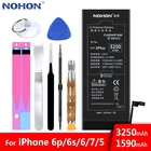 Nohon аккумулятор для Apple iPhone 6 Plus 6 S Plus 7 Plus 6 S 5 iPhone5 iPhone6 iPhone7 Замена Батарея 5G 6G 7G полимерный аккумулятор + Инструменты