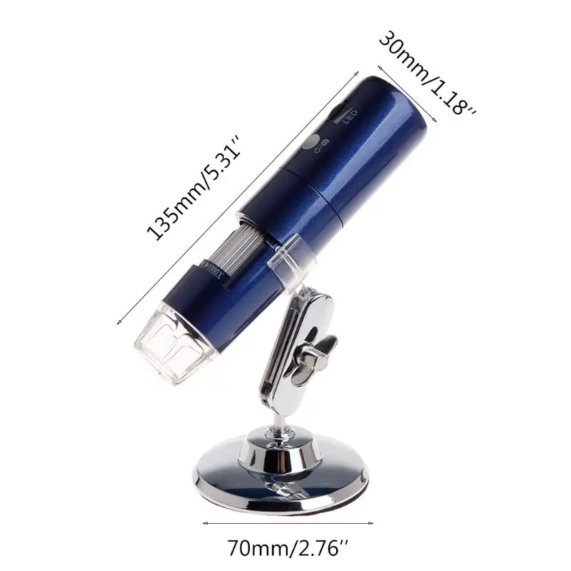 HD 1080P WiFi микроскоп 1000X лупа для Android iOS iPhone iPad Windows MAC|Детали и аксессуары приборов| |