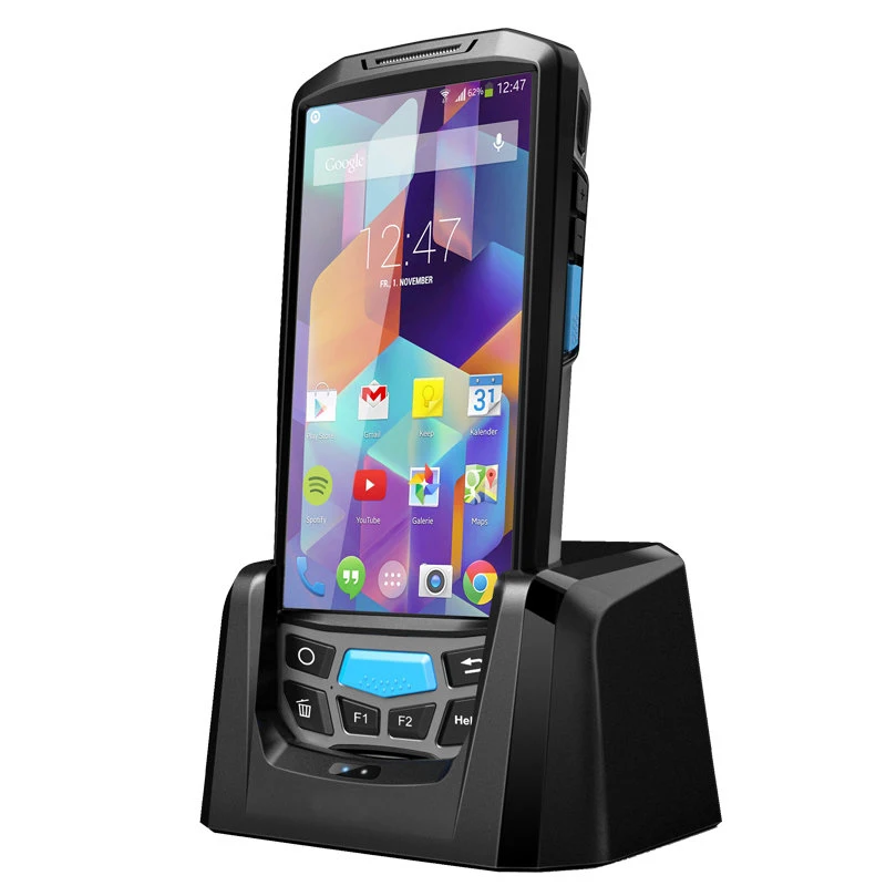 CARIBE 1D 2D Laser Qr Barcode Scanner Handheld Pos Terminal with NFC UHF RFID Reader Memory |