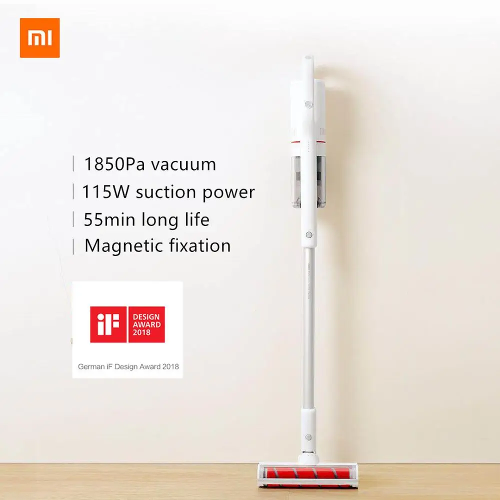 Белый xiaomi mijia roidmi умный пылесос F8 с поддержкой Wi-Fi App удаленный контроль с светодиодный ночной Светильник для xiaomi Смарт домашняя одежда - Цвет: Белый