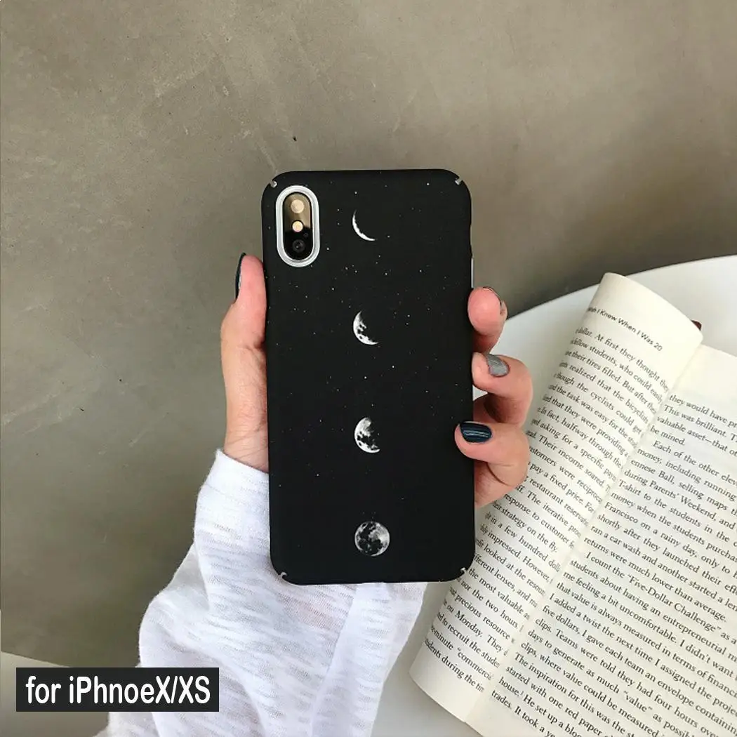 Модные жесткие пластиковые чехлы для iPhone с изображением Луны | Мобильные