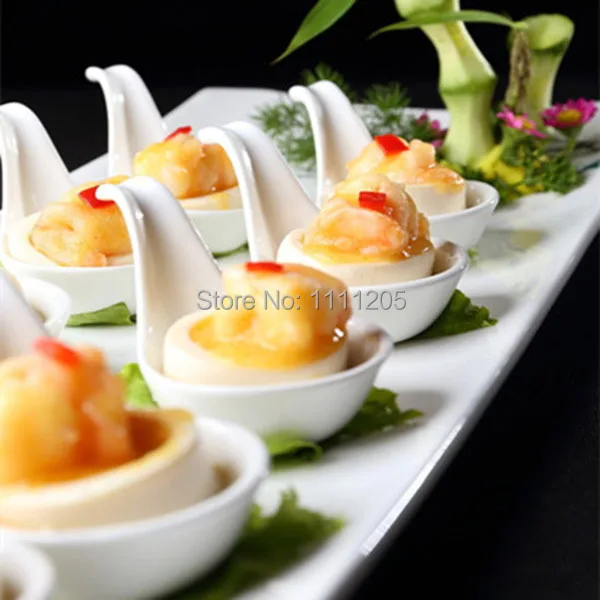 Набор тарелок для аппетитов 3 шт. миска меламинового соуса с ручкой отсека