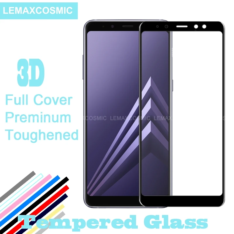 3D Экран протектор для samsung Galaxy A6 A8 плюс 2018 A3 A5 A7 2017 Жан A9 Star Lite закаленное Стекло