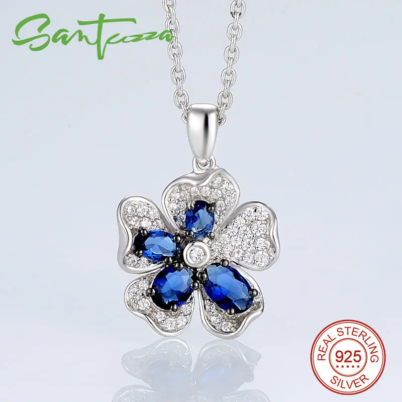 Женский кулон из серебра 925 пробы с цирконием|925 sterling silver pendant|silver pendantsterling pendants |