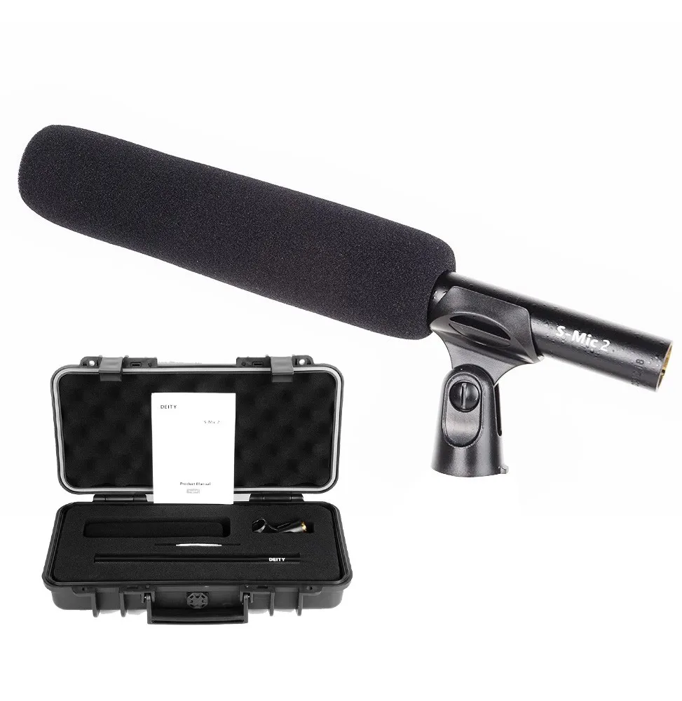 

Deity S-Mic 2 Location Kit Broadcast Mic with Super Low Noise Low-noise Directional Microphone for Hi-Res Broadcast