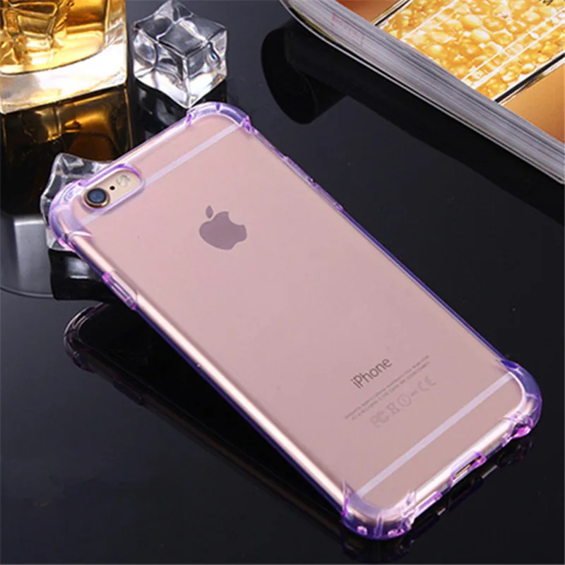 Мягкий противоударный ультра тонкий прозрачный силиконовый чехол для Apple iPhone XS MAX XR TPU чехол 6 S 7 8 Plus корпус на 5 5S SE защита