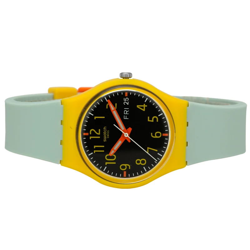 Часы Swatch с цветным паролем серии dashboard кварцевые часы GO702 | Наручные