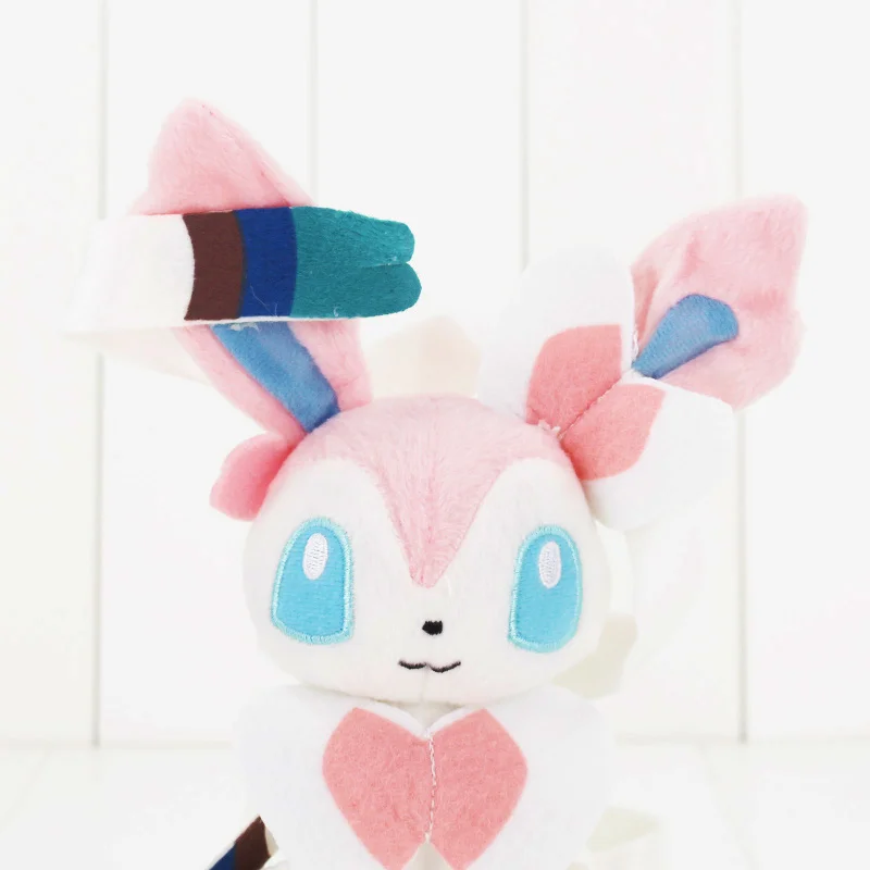 23 см Sylveon милые красивые, из плюша игрушки куклы Иви члена семьи Лидер продаж; обувь с рисунками из японского Аниме Фигурки игрушки куклы мягкие игрушки куклы