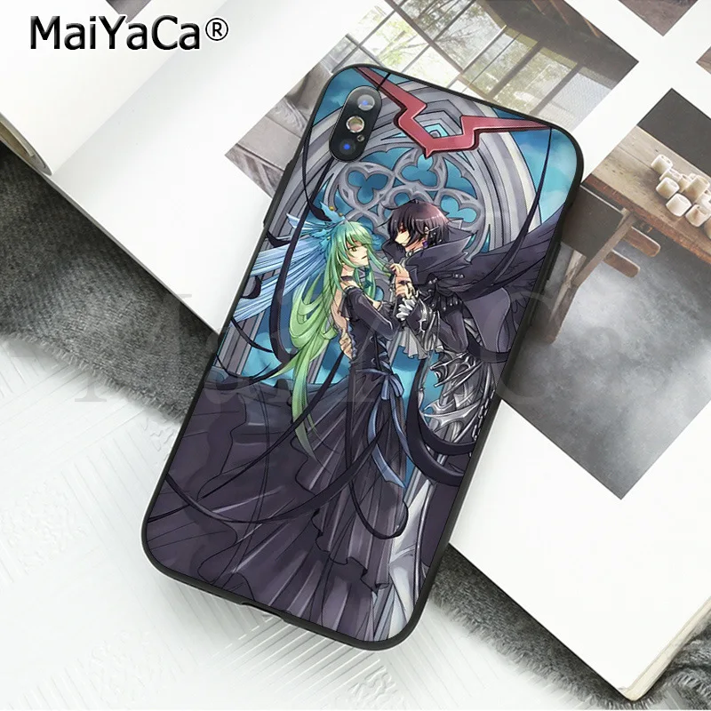 A9 MaiYaCa код Geass Coque Оболочка Чехол для телефона для iPhone X XS MAX 6 6S 7 7plus 8 8Plus 5 5S XR - Цвет: A9