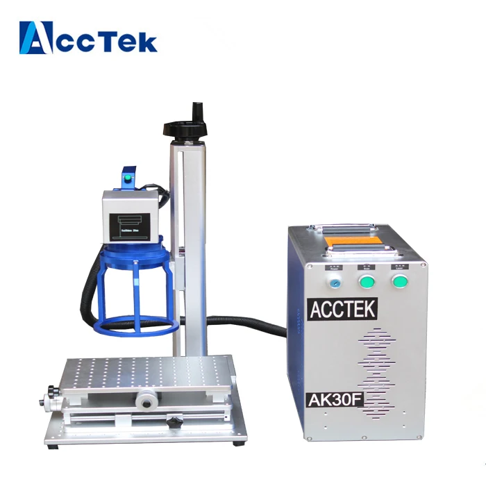 

AccTek Mini Fiber Laser Marking Machine with EZCAD Control System