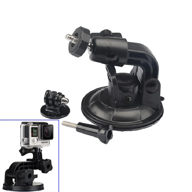 Автомобильный держатель на присоске крепление ветровое стекло + адаптер для AEE