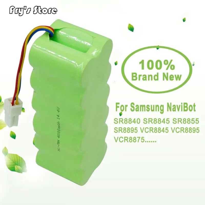 Пылесос Ni MH 14 4 В 4000 мА · ч перезаряжаемый аккумулятор 0 А для Samsung NaviBot SR8840 SR8845 SR8855