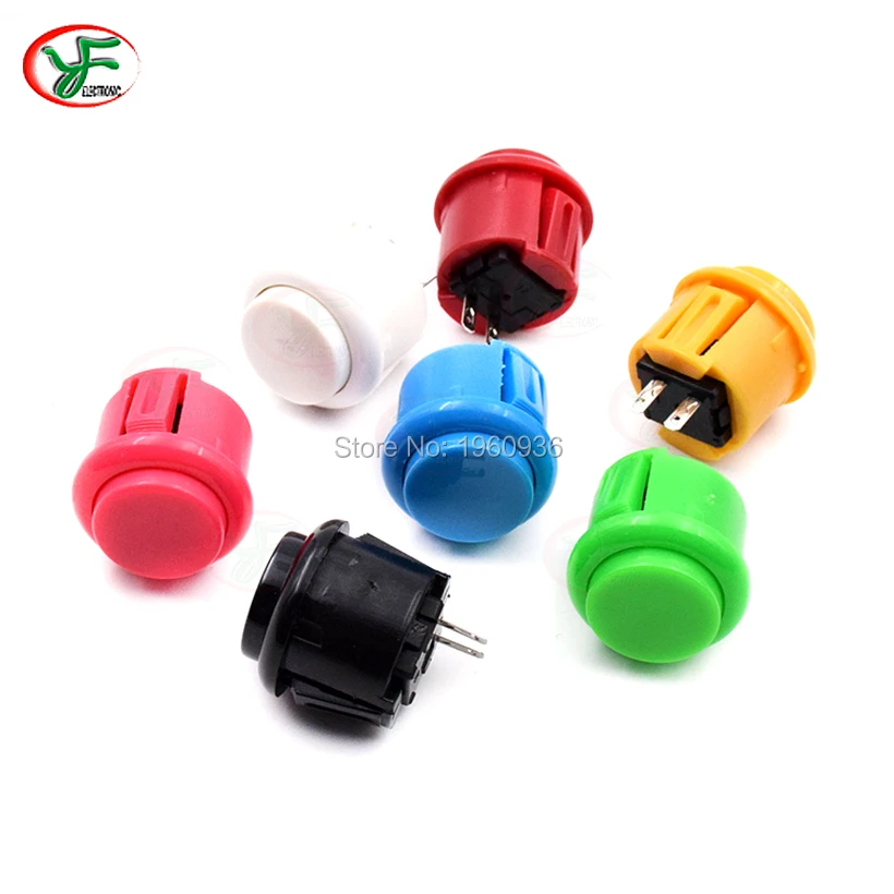 OEM 30 мм и 24 мм кнопочная копия sanwa Кнопка DIY аркадный боевой игровой набор