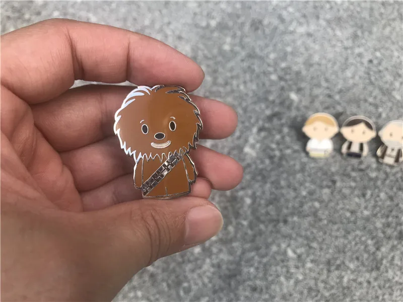 Значки Itty Bittys obi-wan kenobi/Han solo/Luke Skywalker/Chewbacca 4 шт. в комплекте новые свободные |